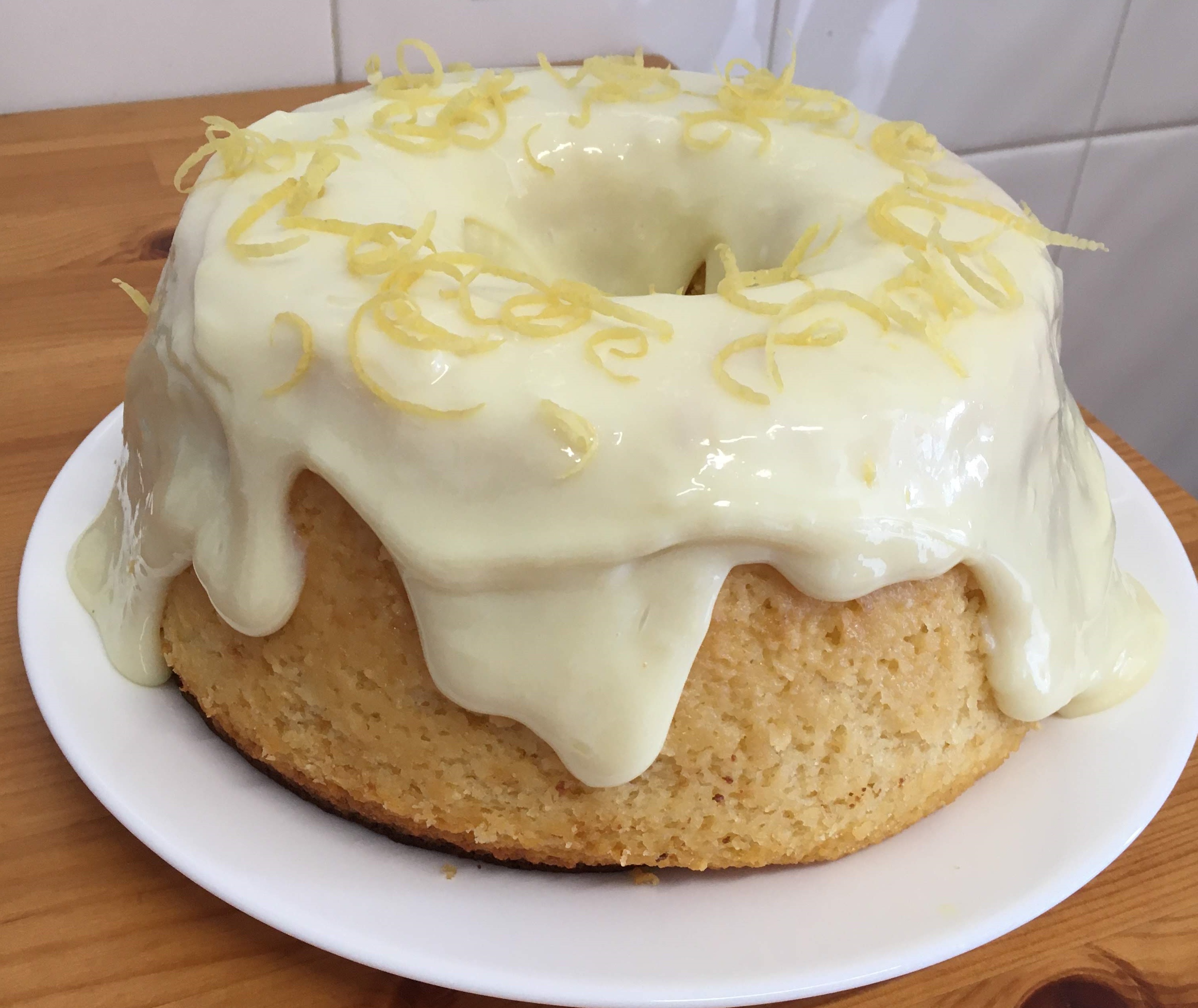 Foto de bolo de limão 