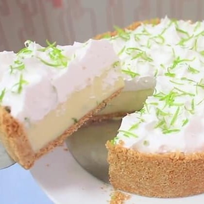 Foto de torta de limão